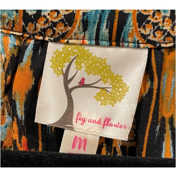 FIG AND FLOWER Multicolor Lace Blouse - Picture 2 of 5